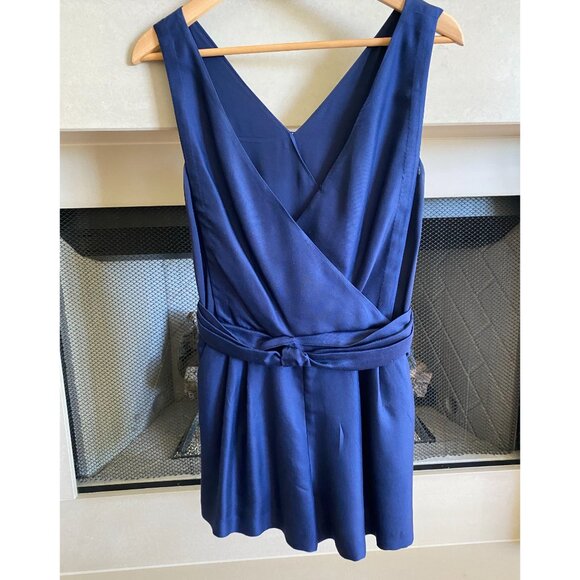 3.1 Phillip Lim Navy Silk Romper, size 0. - Picture 10 of 12